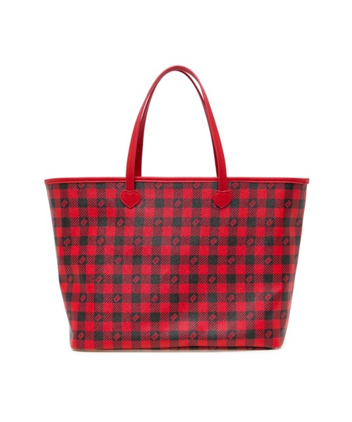 A BATHING APE（アベイシングエイプ）の「PLAID HANDBAG（トートバッグ・レディース・レッド・FREE）」の2枚目の写真