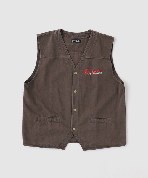 WISM(ウィズム)の「INTODUSK / イントゥダスク SUNSET VEST(その他アウター・メンズ・ブラック/ブラウン・X-LARGE/LARGE)」の2枚目の写真