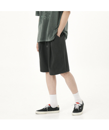 バミューダワイドフィットワンタックトレーニングショートパンツ - チャコール