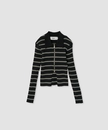 JANE SMITH / JOHN SMITH | 16G RIB DOUBLE ZIP CARDIGAN(カーディガン/ボレロ)