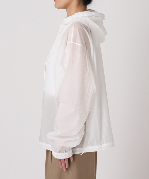 CITYSHOP(シティーショップ)の「SHEER NYLON ANORAK:シャツ(シャツ/ブラウス・レディース・ホワイト・FREE)」の11枚目の写真