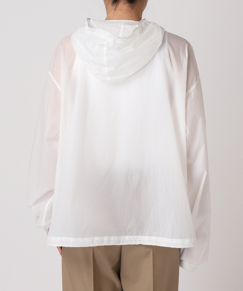 CITYSHOP(シティーショップ)の「SHEER NYLON ANORAK:シャツ(シャツ/ブラウス・レディース・ホワイト・FREE)」の12枚目の写真