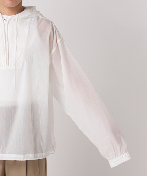 CITYSHOP(シティーショップ)の「SHEER NYLON ANORAK:シャツ(シャツ/ブラウス・レディース・ホワイト・FREE)」の14枚目の写真