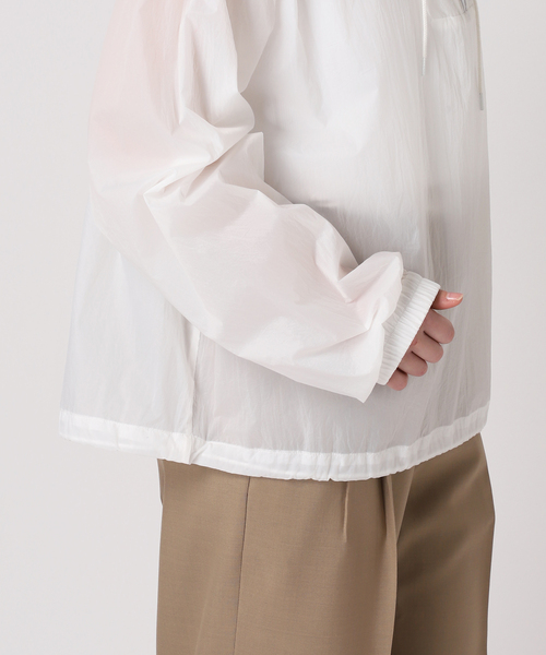 CITYSHOP(シティーショップ)の「SHEER NYLON ANORAK:シャツ(シャツ/ブラウス・レディース・ホワイト・FREE)」の15枚目の写真