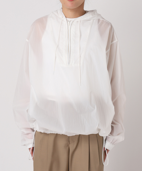 CITYSHOP(シティーショップ)の「SHEER NYLON ANORAK:シャツ(シャツ/ブラウス・レディース・ホワイト・FREE)」の17枚目の写真