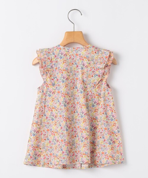 SHIPS（シップス）の「SHIPS KIDS:80～90cm / リバティ フリル ブラウス（シャツ/ブラウス・キッズ・レッド系/ブルー系・90/80）」の3枚目の写真