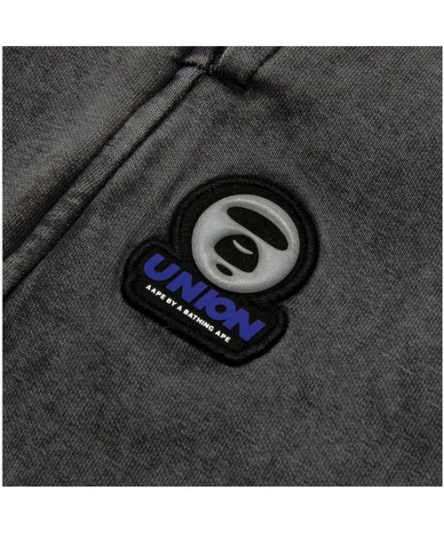 AAPE BY A BATHING APE(エーエイプバイアベイシングエイプ)の「AAPE UNION SPORT "GYM" Sport Pants(スウェットパンツ・メンズ・ライトブラック・X-LARGE/MEDIUM/SMALL/LARGE)」の3枚目の写真