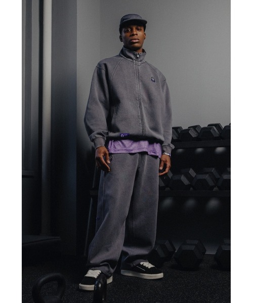 AAPE BY A BATHING APE(エーエイプバイアベイシングエイプ)の「AAPE UNION SPORT "GYM" Sport Pants(スウェットパンツ・メンズ・ライトブラック・X-LARGE/MEDIUM/SMALL/LARGE)」の6枚目の写真