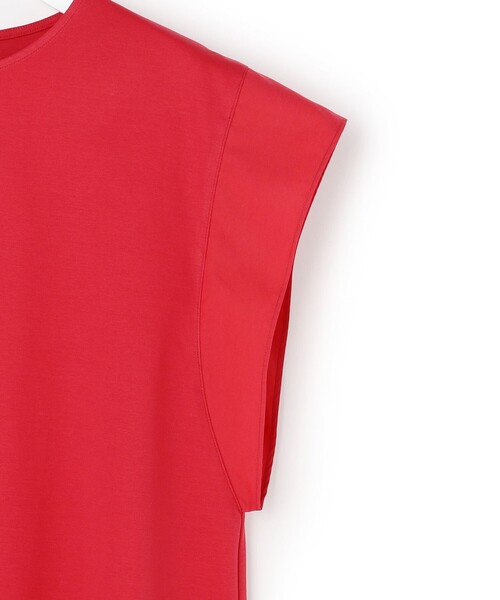23区（ニジュウサンク）の「スムースデザイン タフタスリーブ カットソー（Tシャツ/カットソー・レディース・グレー系/ホワイト系/レッド系/ダルブルー系/ブラック系・38）」の12枚目の写真