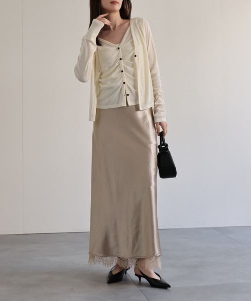 model：162cm 着用サイズ：F