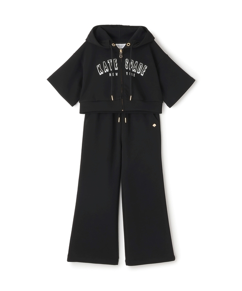 ロゴ半袖パーカ＆パンツセット（セットアップ）｜kate spade new york