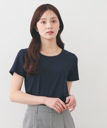 【UVケア/接触冷感/吸水速乾】薄手なのに透けにくい！ベーシックTシャツ《洗濯機OK/S～3L/6col》