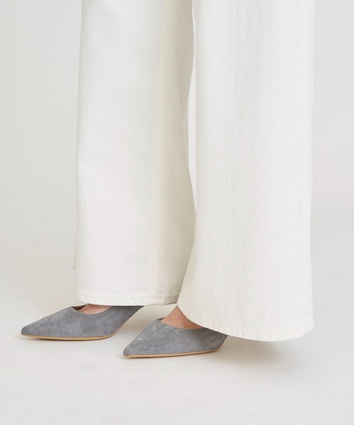 YANUK(ヤヌーク)の「Really Light ワイドフレア"LYDIA"(デニムパンツ・レディース・ホワイト・21inch/22inch/23inch/24inch/25inch/26inch/27inch)」の13枚目の写真