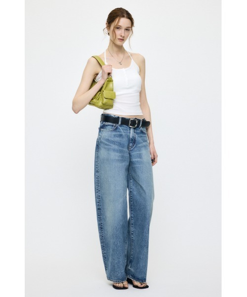 MOUSSY(マウジー)の「SUVIN GIZA 2WAY キャミソール(キャミソール・レディース・ピンク/ライトブルー/ブラック/オフホワイト・FREE)」の22枚目の写真