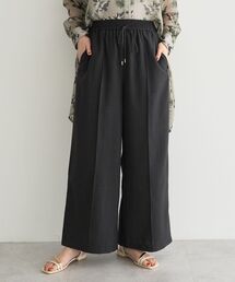 YECCA VECCA（イェッカヴェッカ）の「【UVカット/リネンライク】サラサライージーワイドパンツ（その他パンツ）」