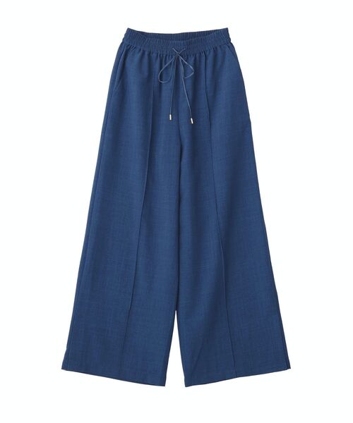 YECCA VECCA(イェッカヴェッカ)の「【UVカット/リネンライク】サラサライージーワイドパンツ(その他パンツ・レディース・ストライプ/ライトグレー/チャコールグレー/ブルー・S/M)」の17枚目の写真