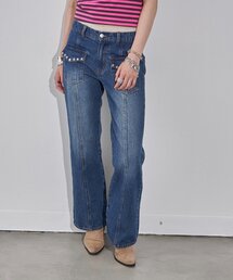 WHO'S WHO gallery | スタースタッズフレアデニム(デニムパンツ)