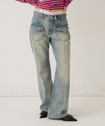 WHO'S WHO gallery | スタースタッズフレアデニム(デニムパンツ)