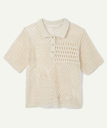 【leinwande】26SS新作 Landscape Crochet Polo