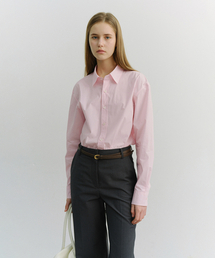 UNISEX SOFT POPLIN SHIRT_UDSH6A103_SOFT PINK