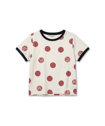 ビッグロゴドットフルプリントリンガー半袖Tシャツ [3色]