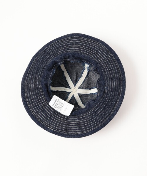 BEAMS PLUS（ビームスプラス）の「WAREHOUSE & CO. / ARMY HAT 6PANEL（ハット・メンズ・インディゴブルー・ONE SIZE）」の6枚目の写真