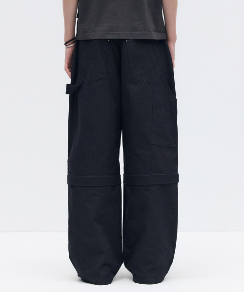 MAISON MINED(メゾンミネド)の「DETACHABLE COTTON PANTS BLACK(その他パンツ・メンズ・その他・SMALL/MEDIUM/LARGE)」の6枚目の写真