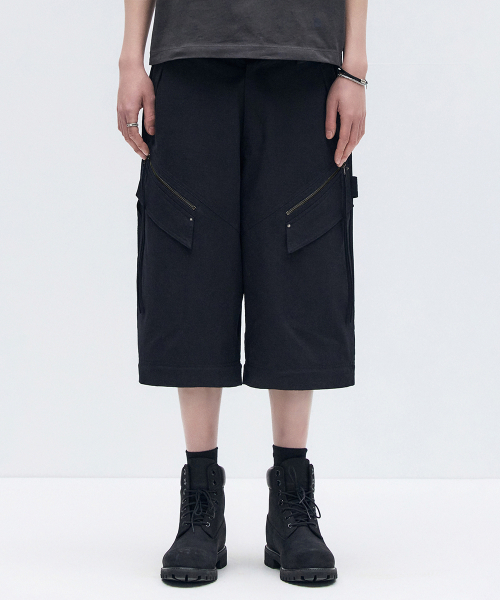 MAISON MINED(メゾンミネド)の「DETACHABLE COTTON PANTS BLACK(その他パンツ・メンズ・その他・SMALL/MEDIUM/LARGE)」の7枚目の写真