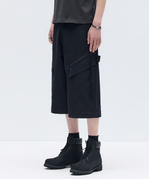 MAISON MINED(メゾンミネド)の「DETACHABLE COTTON PANTS BLACK(その他パンツ・メンズ・その他・SMALL/MEDIUM/LARGE)」の8枚目の写真