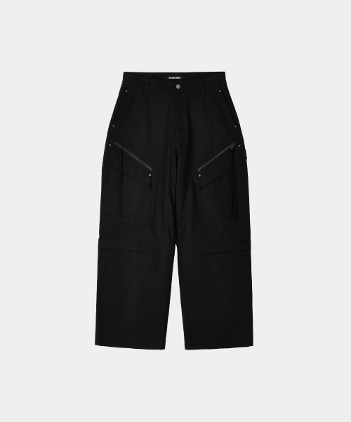 MAISON MINED(メゾンミネド)の「DETACHABLE COTTON PANTS BLACK(その他パンツ・メンズ・その他・SMALL/MEDIUM/LARGE)」の9枚目の写真