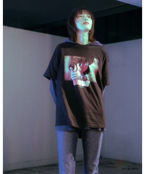 F-LAGSTUF-F（フラグスタフ）の「KEIKO TEE 幽遊白書（Tシャツ/カットソー・メンズ・ブラック・L/M/S）」の3枚目の写真