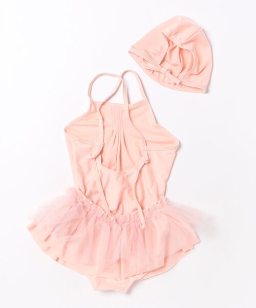 aimoha(アイモハ)の「【aimoha-KIDS-】チュールワンピース水着(スイムキャップ付き) (SS)(水着・キッズ・グリーン/ピンク・100/120/110)」の11枚目の写真