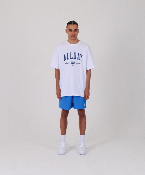 ALL DAY HOOPS(オールデイフープス)の「オールデイアーチロゴバンファルティホワイト(Tシャツ/カットソー・メンズ・その他・0/1/2/3)」の3枚目の写真
