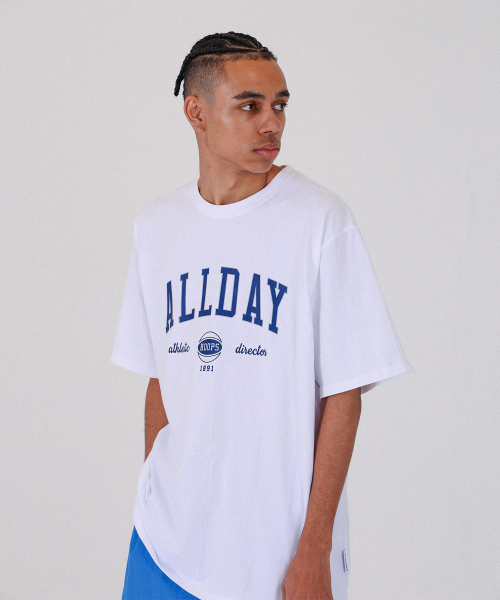ALL DAY HOOPS(オールデイフープス)の「オールデイアーチロゴバンファルティホワイト(Tシャツ/カットソー・メンズ・その他・0/1/2/3)」の7枚目の写真