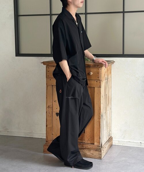 CPCM(シーピーシーエム)の「【3点セット】ストレッチナイロンシャツセットアップ(その他パンツ・レディース・ブラック/カーキ/グリーン・MEDIUM/LARGE)」の7枚目の写真