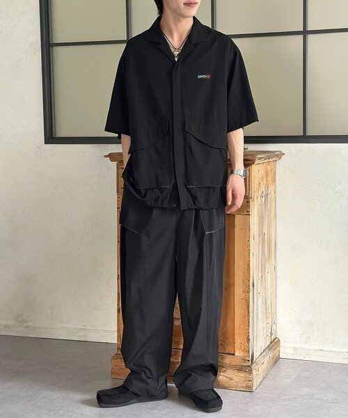 CPCM(シーピーシーエム)の「【3点セット】ストレッチナイロンシャツセットアップ(その他パンツ・レディース・ブラック/カーキ/グリーン・MEDIUM/LARGE)」の8枚目の写真