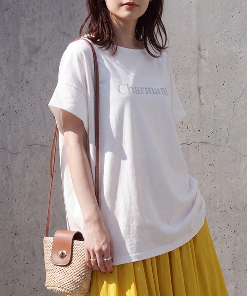 SELECT LEVERY(セレクトリベリー)の「接触冷感クールタッチスムースTシャツ(Tシャツ/カットソー・レディース・グリーン/ブラウン/ブラック/オフホワイト・MEDIUM/LARGE)」の1枚目の写真