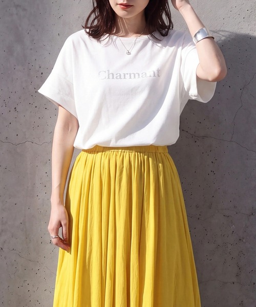 SELECT LEVERY(セレクトリベリー)の「接触冷感クールタッチスムースTシャツ(Tシャツ/カットソー・レディース・グリーン/ブラウン/ブラック/オフホワイト・MEDIUM/LARGE)」の16枚目の写真