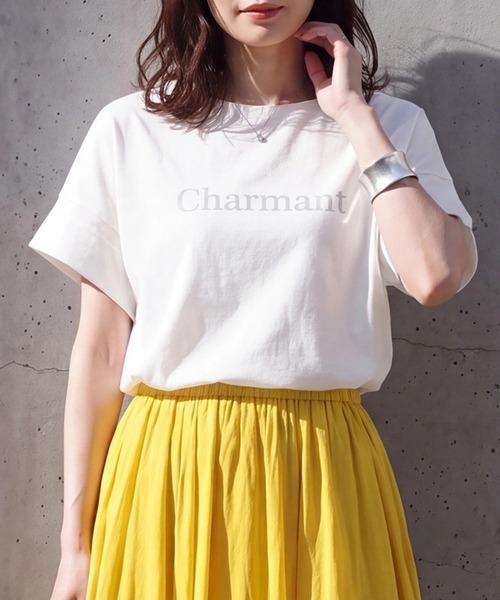 SELECT LEVERY(セレクトリベリー)の「接触冷感クールタッチスムースTシャツ(Tシャツ/カットソー・レディース・グリーン/ブラウン/ブラック/オフホワイト・MEDIUM/LARGE)」の15枚目の写真