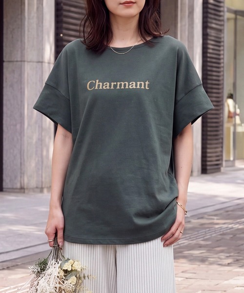 SELECT LEVERY(セレクトリベリー)の「接触冷感クールタッチスムースTシャツ(Tシャツ/カットソー・レディース・グリーン/ブラウン/ブラック/オフホワイト・MEDIUM/LARGE)」の19枚目の写真