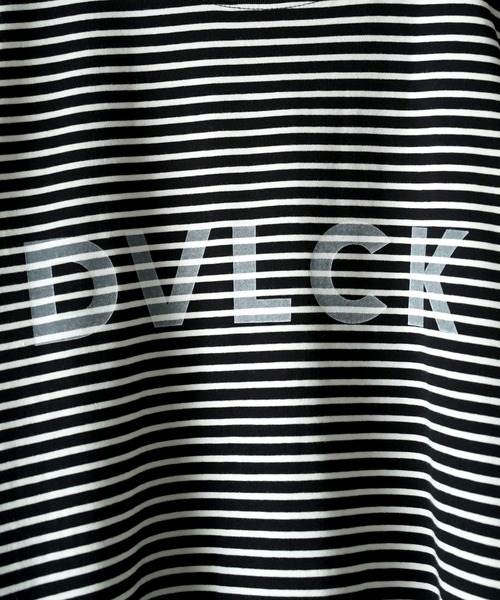 DEVILOCK（デビロック）の「DEVILOCK LOGO BORDER TEE（Tシャツ/カットソー・メンズ・ブラック/ホワイト×ブラック/ブラック×ホワイト・MEDIUM/LARGE/X-LARGE）」の12枚目の写真