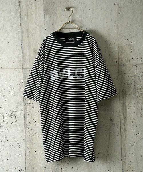 DEVILOCK（デビロック）の「DEVILOCK LOGO BORDER TEE（Tシャツ/カットソー・メンズ・ブラック/ホワイト×ブラック/ブラック×ホワイト・MEDIUM/LARGE/X-LARGE）」の10枚目の写真