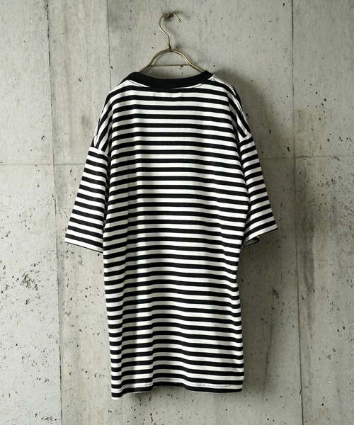 DEVILOCK（デビロック）の「DEVILOCK LOGO BORDER TEE（Tシャツ/カットソー・メンズ・ブラック/ホワイト×ブラック/ブラック×ホワイト・MEDIUM/LARGE/X-LARGE）」の14枚目の写真