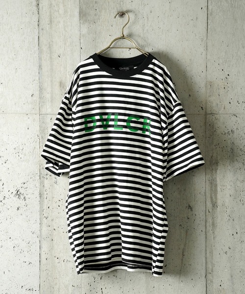 DEVILOCK（デビロック）の「DEVILOCK LOGO BORDER TEE（Tシャツ/カットソー・メンズ・ブラック/ホワイト×ブラック/ブラック×ホワイト・MEDIUM/LARGE/X-LARGE）」の13枚目の写真