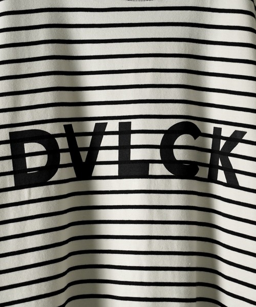 DEVILOCK（デビロック）の「DEVILOCK LOGO BORDER TEE（Tシャツ/カットソー・メンズ・ブラック/ホワイト×ブラック/ブラック×ホワイト・MEDIUM/LARGE/X-LARGE）」の18枚目の写真