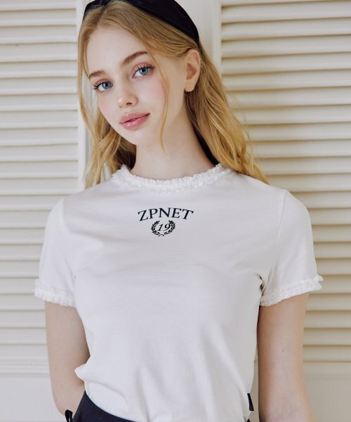 ZEROPLANET（ゼロプラネット）の「ラヤレースベビートップス[ホワイト]（Tシャツ/カットソー・レディース・その他・MEDIUM/SMALL）」の2枚目の写真