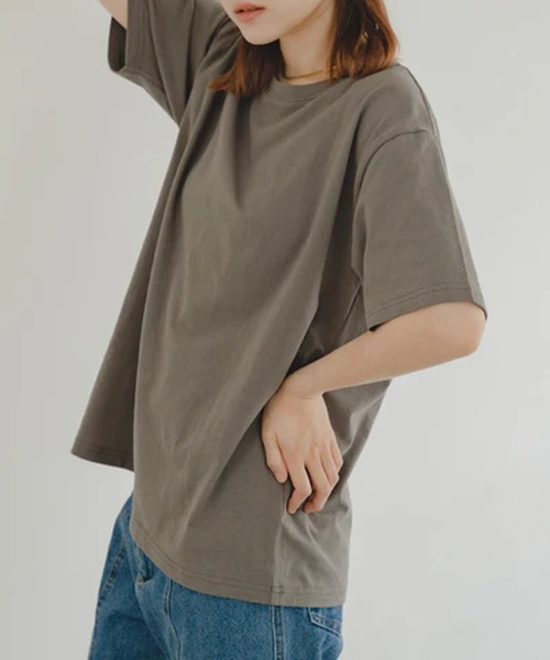 merrylatte(メリーラテ)の「ペインティングフォトT【IROHANI】(Tシャツ/カットソー・レディース・グレー・FREE)」の5枚目の写真