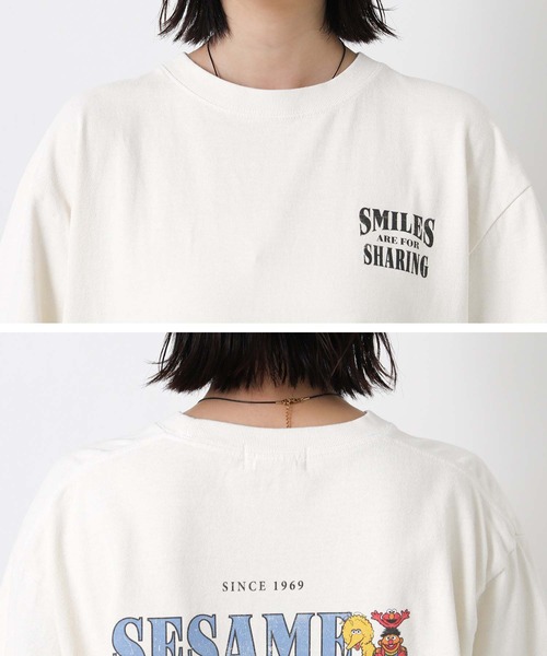 Gready Brilliant(グレディブリリアン)の「SESAMIロゴバンドT(Tシャツ/カットソー・レディース・オフホワイト・FREE)」の15枚目の写真
