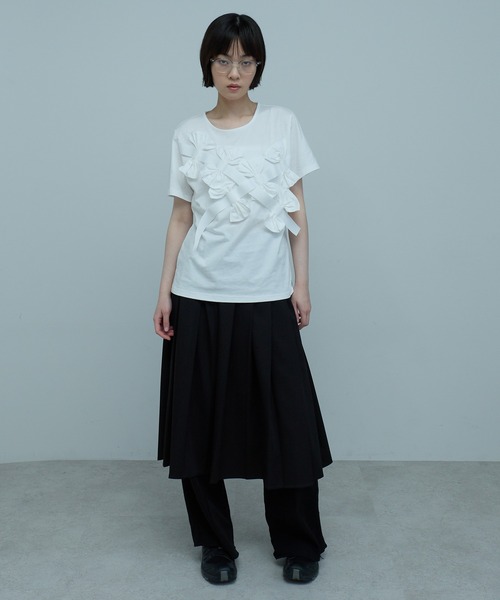 leimn(レイムン)の「リボンカットソー(Tシャツ/カットソー・レディース・ホワイト/ブラック/グレー・FREE)」の20枚目の写真