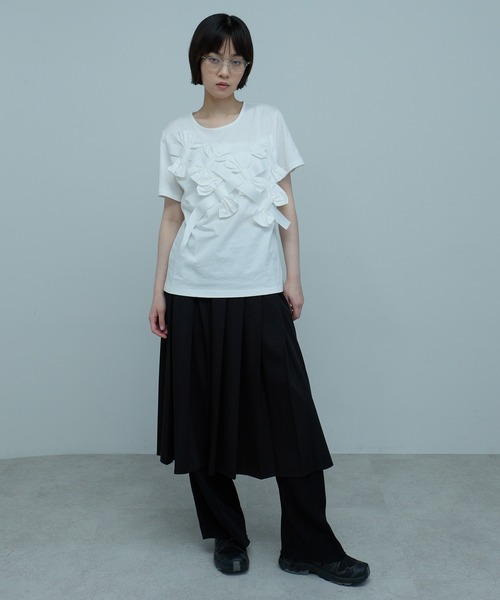 leimn(レイムン)の「リボンカットソー(Tシャツ/カットソー・レディース・ホワイト/ブラック/グレー・FREE)」の21枚目の写真
